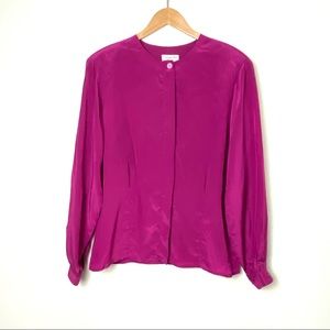 Vintage Christian Dior 80s Secretary Blouse